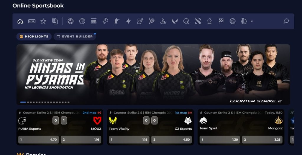 rainbet betting